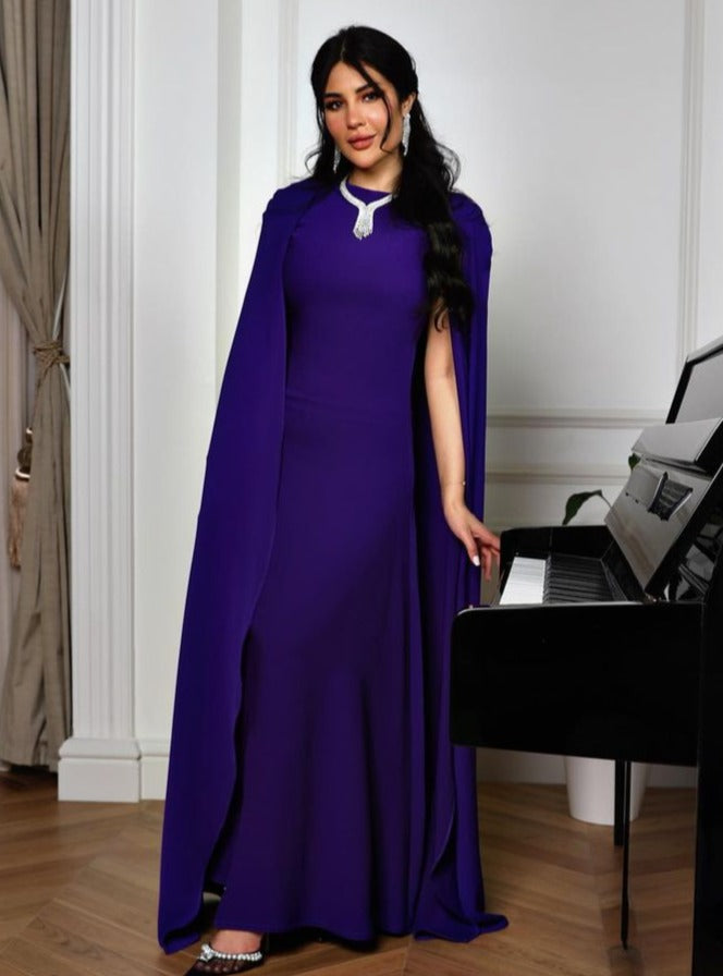 Aribano blue elegant dress party dress